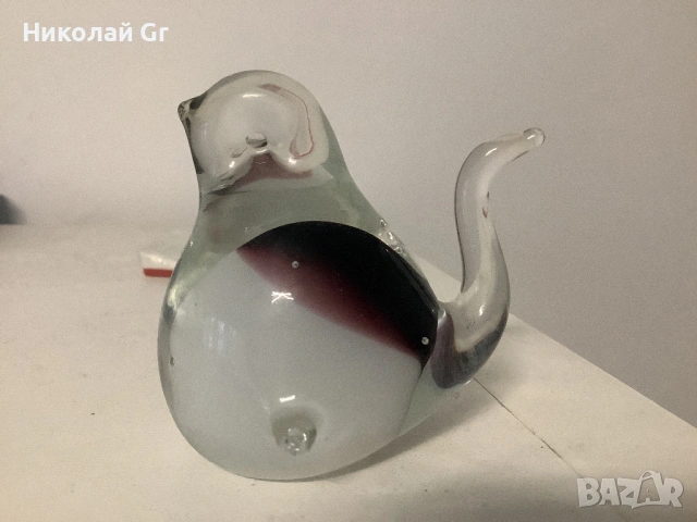 Преспапие кристал отличен състояние производство Германия ръчен изработка