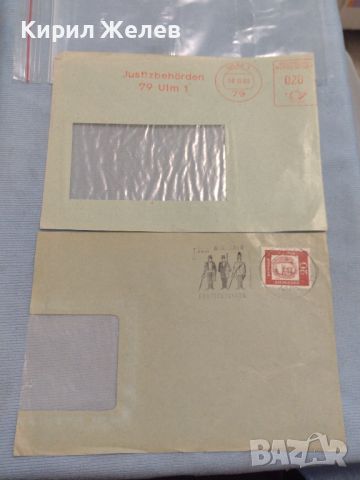 Два стари пощенски пликове с марки и печати Германия за КОЛЕКЦИЯ ДЕКОРАЦИЯ 46038, снимка 1 - Филателия - 46398216