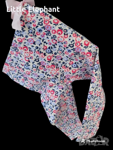 Клинче за 18-24 мес мом принт червени сини цветчета,колекция"Flowers",Англия/ново