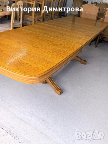 Разтегателна трапезна маса 2,60 м. , снимка 8 - Маси - 54128654