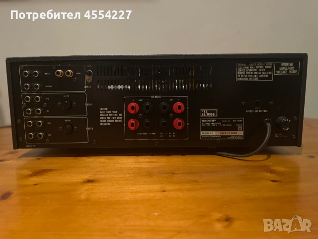 Усилвател SHARP SM-110, снимка 3 - Ресийвъри, усилватели, смесителни пултове - 53965865