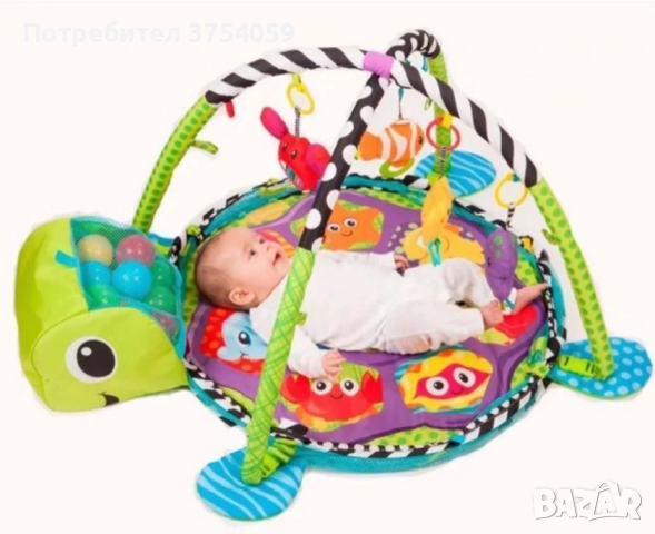 Център за игра с матрак за активност и кошара за бебета, снимка 4 - Кошарки - 52397487