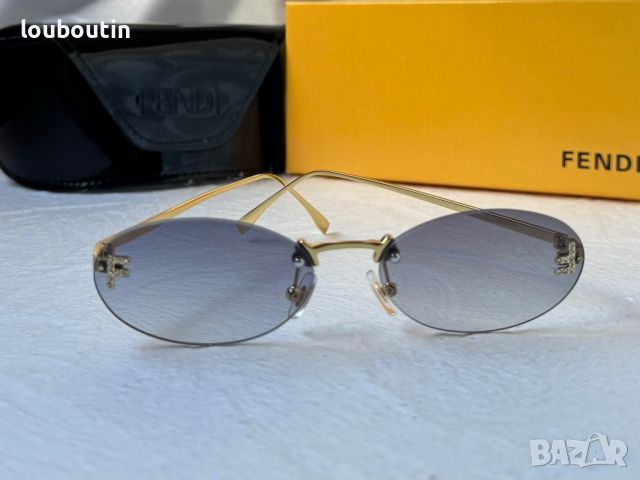 Fendi Дамски слънчеви очила елипса овални 4 цвята, снимка 6 - Слънчеви и диоптрични очила - 45276583