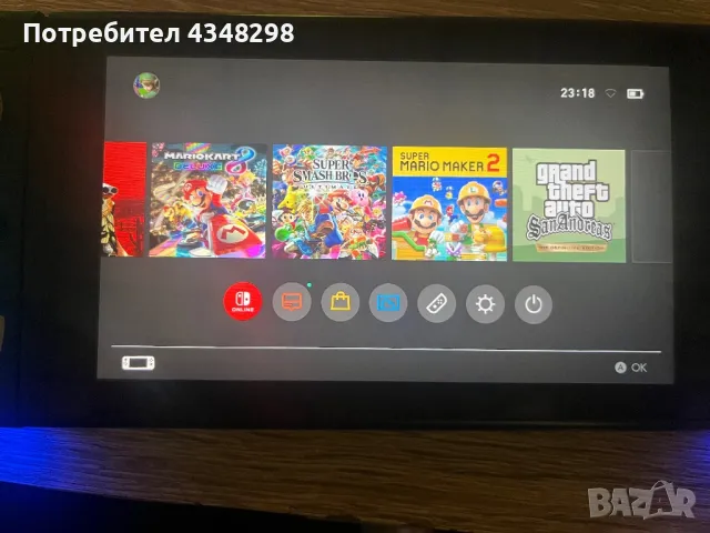 Nintendo Switch моднат хактнат , снимка 2 - Nintendo конзоли - 48553871