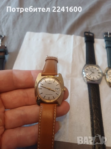 Лот от 5 швейцарски часовника, снимка 6 - Мъжки - 54156383