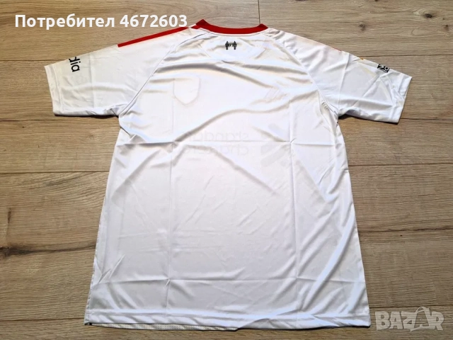 Футболна фланелка на Ливърпул за гостуване сезон 25/26, снимка 2 - Спортни дрехи, екипи - 52883060