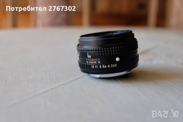 Обектив Ricoh Rikenon 50mm f2. PK Mount. Pentax, снимка 4 - Обективи и филтри - 49569581