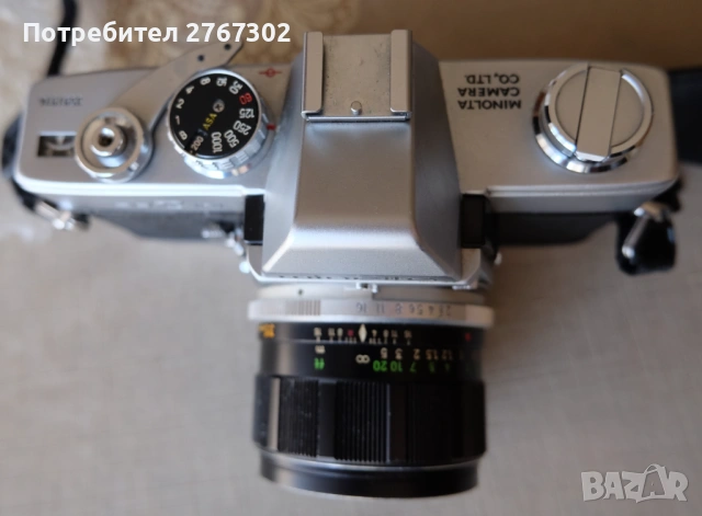 Minolta SRT101 & Minolta ROKKOR-H 35mm f2.8. MD Mount, снимка 3 - Фотоапарати - 53810153