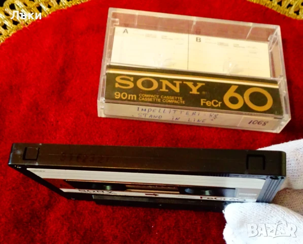 Аудио касета Sony FeCr 60 хевиметъл групата Impellitteri. , снимка 2 - Аудио касети - 51107217