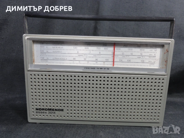 СТАР РЕТРО LW/MW/SW/FM ТРАНЗИСТОР РАДИО NORDMENDE ESSEX 2014, снимка 2 - Радиокасетофони, транзистори - 52538863