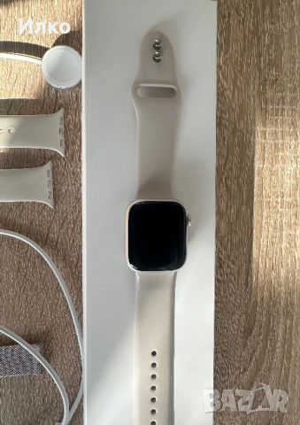 Apple Watch 8 series Starlight Aluminum Case, снимка 12 - Смарт гривни - 53833854