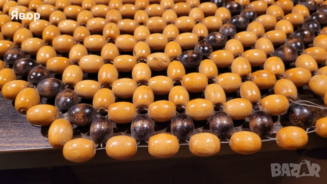 Масажна постелка от дървени топчета за стол седалка , снимка 4 - Столове - 53978410