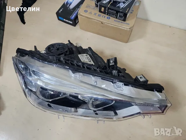 Десен фар BMW F30 Adaptive LED desen far бмв ф30 адаптив лед, снимка 9 - Части - 50292655