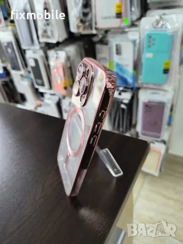 Apple iPhone 16 Pro Силиконов гръб/кейс Mag case, снимка 3 - Калъфи, кейсове - 49726355