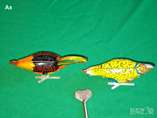 СССР 2 стари руски механични ламаринени играчки Петел и Кокошка Made in USSR, снимка 8 - Колекции - 50086632