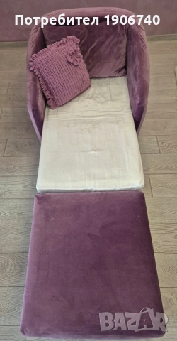 Разтегателен фотьойл , снимка 7 - Дивани и мека мебел - 53922727