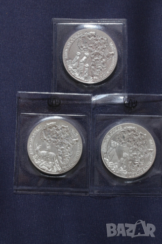 Сребро 1 oz Сурикати Руанда 2016