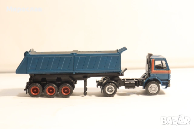 HERPA 1:87 SCANIA САМОСВАЛ ГОНДОЛА КАМИОН МОДЕЛ, снимка 5 - Колекции - 53745223