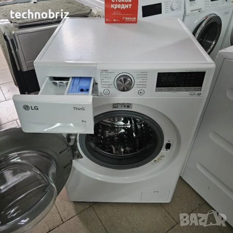 Немска /внос/ инверторна пералня LG Electronics 8кг - 2 ГОДИНИ ГАРАНЦИЯ, снимка 5 - Перални - 53862480