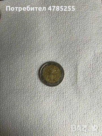 Монета от 2 евро 2001 г. употребявана, Дървото на живота