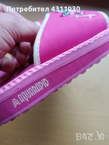 Розови чехли 23/24 номер, снимка 5 - Детски сандали и чехли - 53808591