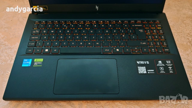 NVidia RTX 5060 8GB/Intel Core i7-13620H/16GB RAM/512GB SSD/15.6 IPS 144Hz/Acer Nitro V15, снимка 8 - Лаптопи за игри - 53594411