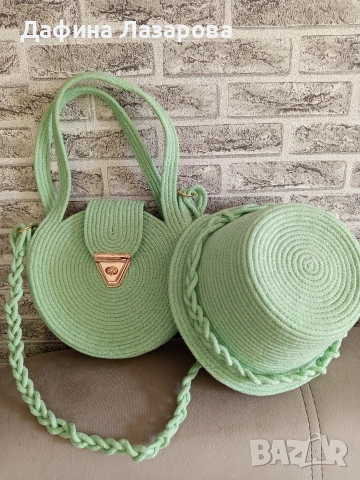 к-кт чанта и шапка, снимка 4 - Чанти - 54234208