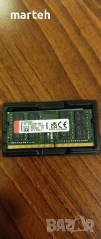 32GB DDR4 3200 KINGSTON SODIMM за лаптоп, снимка 1 - Части за лаптопи - 46039880