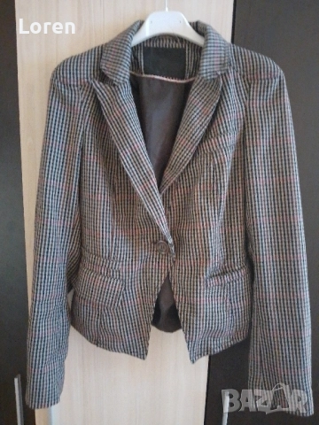 Сако ситно каре, снимка 3 - Сака - 52649045
