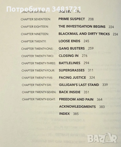 Босът, който промени лицето на организираната престъпност / Gilligan, снимка 4 - Художествена литература - 54167758
