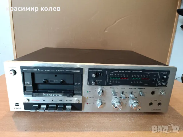 триглав касетен дек "DUAL C 830", снимка 1 - Декове - 47290676