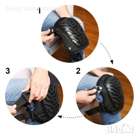 Наколенки комплект Automat-2бр,  PA1005, Черен, снимка 2 - Аксесоари и консумативи - 53679982