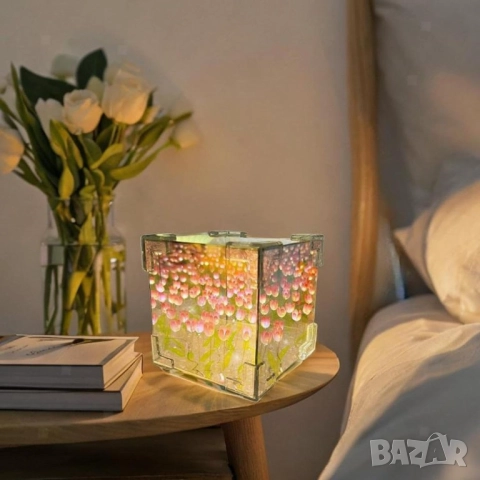 Очарователна нощна лампа лале – Многофункционално освежаване на вашето пространство