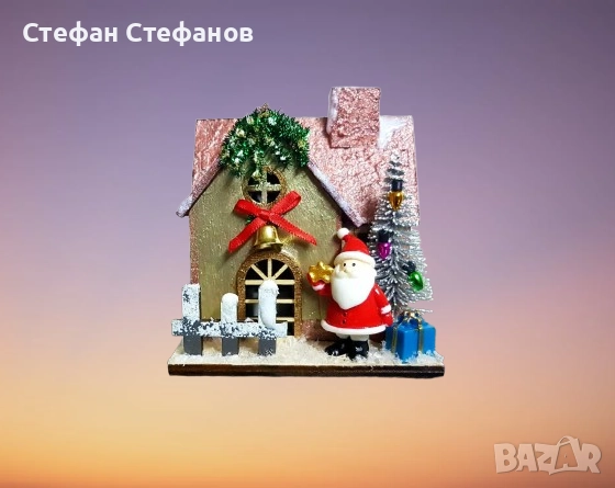 Снежна Коледна украса, снимка 5 - Други - 52251359