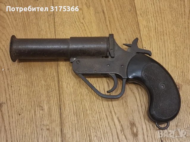 Рядък английски сигнален пистолет WEBLEY  & SCOTT  WWI WWII, снимка 1 - Въздушно оръжие - 48817007