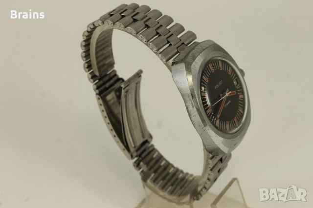 1970's Руски Ръчен Часовник POLJOT 2614.2H, снимка 6 - Мъжки - 51626425