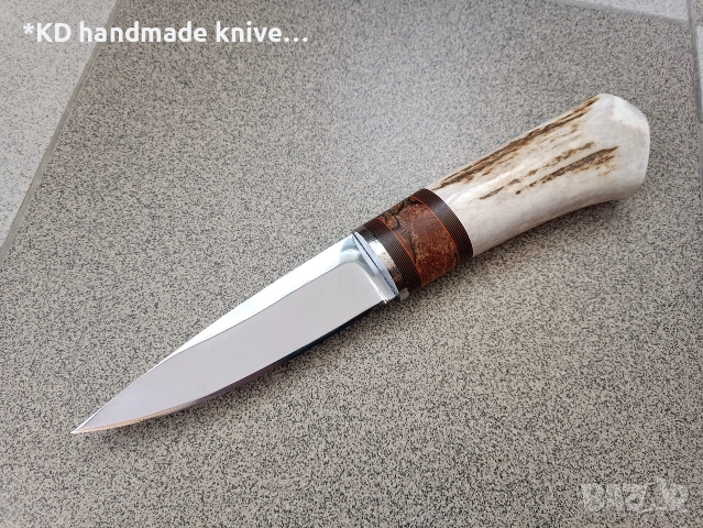 Ръчно изработен ловен нож от марка KD handmade knives ловни ножове , снимка 3 - Ножове - 44874815