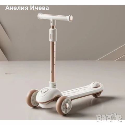 Музикална сгъваема детска тротинетка , снимка 3 - Детски велосипеди, триколки и коли - 51034251