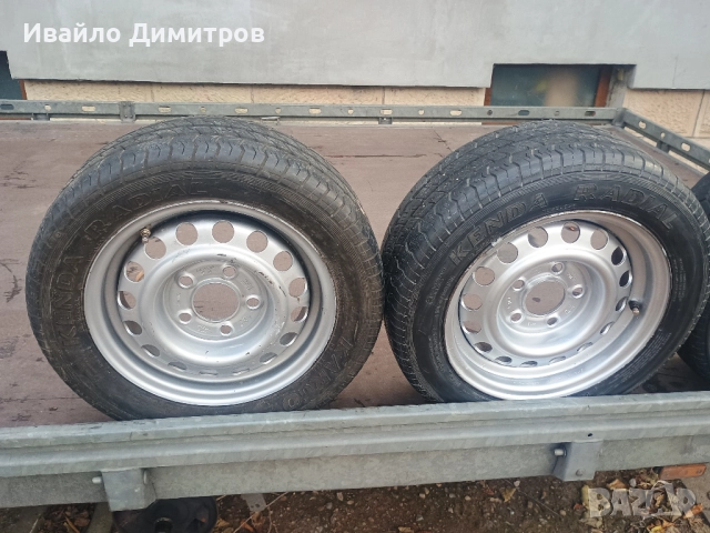 Гуми и джанти за ремарке или платформа 13" 5x112, снимка 2 - Гуми и джанти - 52569491