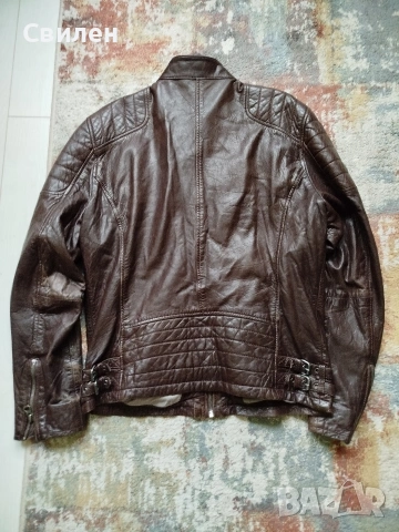 Мъжко кожено яке Gipsy M, снимка 5 - Якета - 53935925