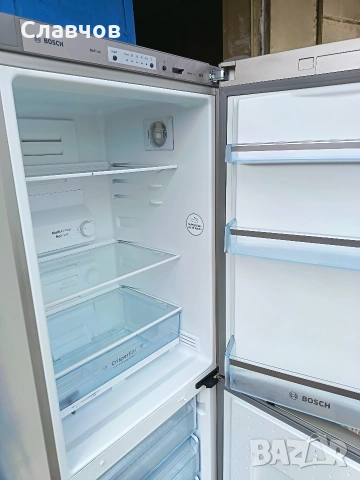 Хладилник с фризер Bosch 170 см инокс, снимка 7 - Хладилници - 53945372