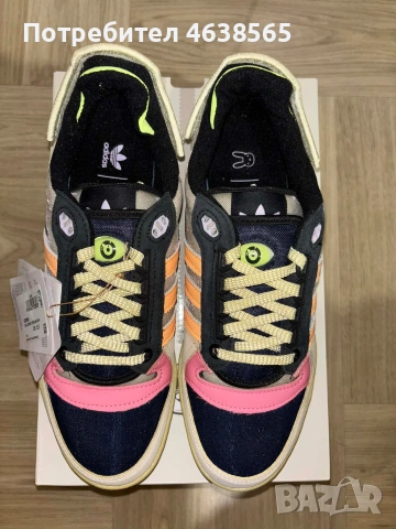 Нови мъжки маратонки Bad Bunny × adidas Forum Low Powerphase, снимка 9 - Маратонки - 53471416