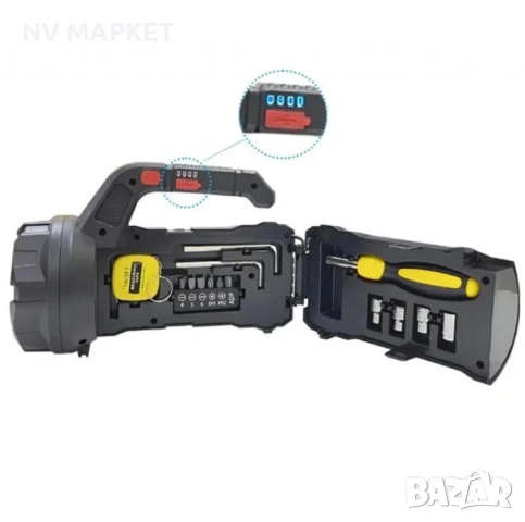 Фенер - прожектор с инструменти. Надежден партньор във всяка ситуация, снимка 3 - Други - 53843167