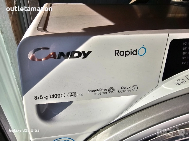 пералня със сушилня Candy , снимка 3 - Перални - 52845279