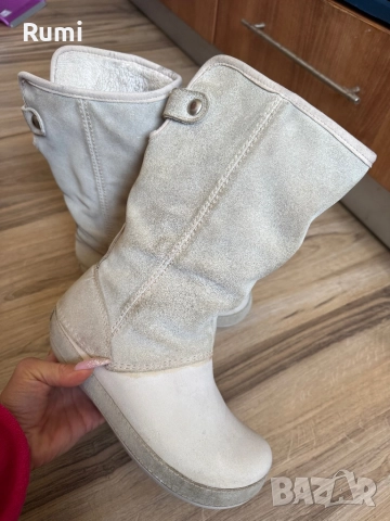 Дамски шикозни топли  ботуши Crocs ! 36,5 н, снимка 4 - Дамски ботуши - 52158400