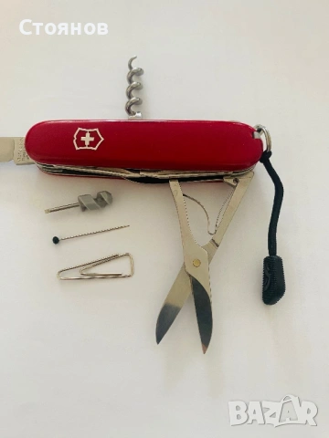Чисто ново швейцарско ножче Victorinox с ножичка, снимка 7 - Ножове - 54200492