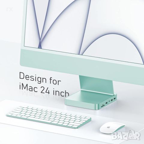 USB C HUB for iMac 24 inch 2021/2023 PULWTOP 7 in 1 USB Hub Adapter , снимка 5 - Други - 45623100