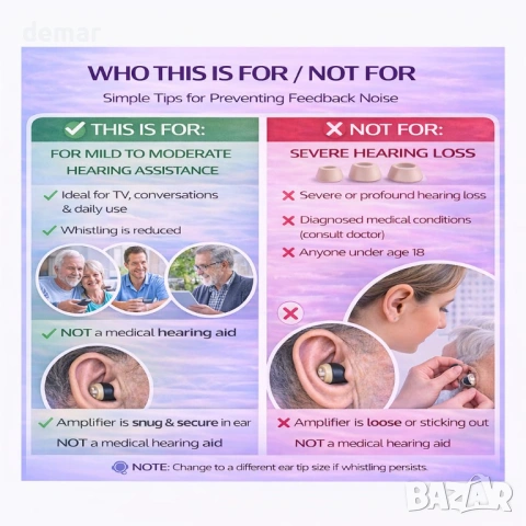 EchoEdge презареждаем слухов усилвател за възрастни калъф за зареждане, снимка 2 - Ресийвъри, усилватели, смесителни пултове - 53811179