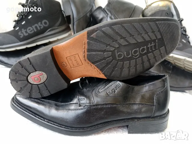 мъжки обувки BUGATTI original, 💯% висококачествена естествена кожа, N -40-41, снимка 14 - Ежедневни обувки - 50153258