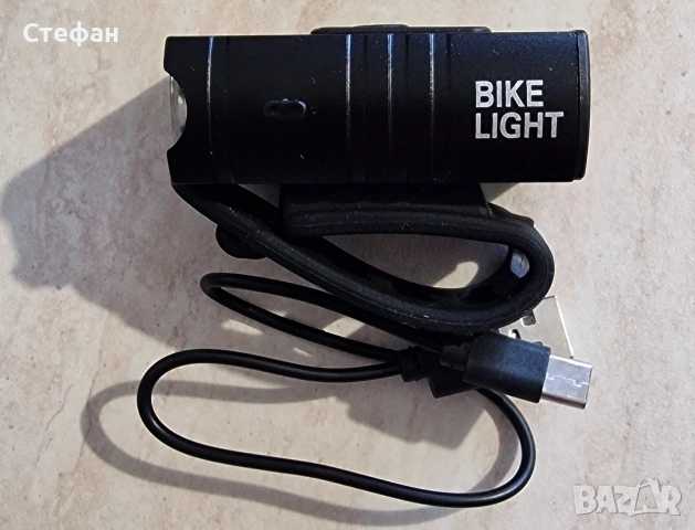 Предна светлина за велосипед, двоен LED, регулируем дизайн, USB зареждане,индикат. бат., водоуст., снимка 3 - Аксесоари за велосипеди - 53405512